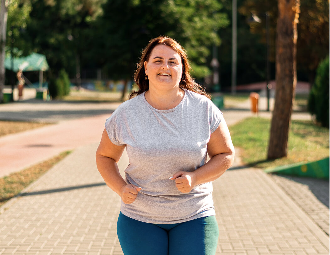 woman running